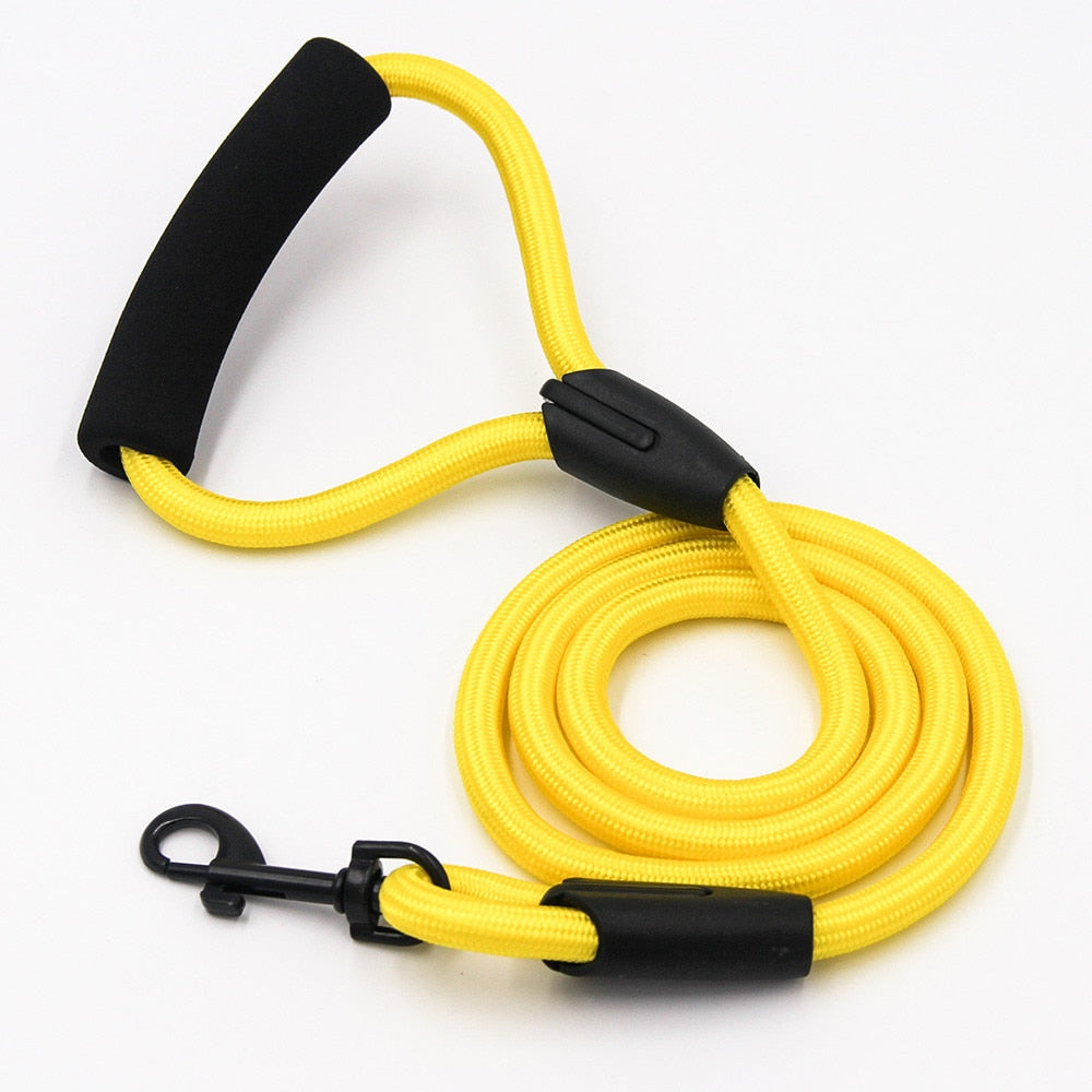 dog leash running walk train for large small cat pets Leashes dogs leash rope nylon Tenacity 7 colors 3 sizes
