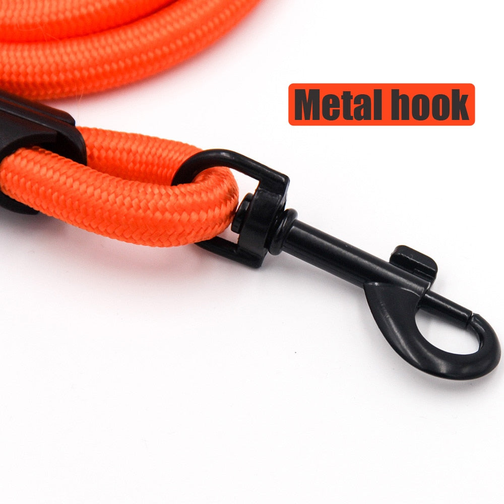 dog leash running walk train for large small cat pets Leashes dogs leash rope nylon Tenacity 7 colors 3 sizes