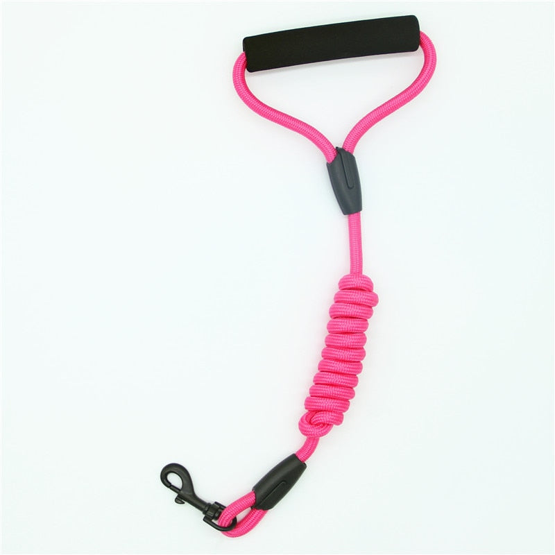 dog leash running walk train for large small cat pets Leashes dogs leash rope nylon Tenacity 7 colors 3 sizes